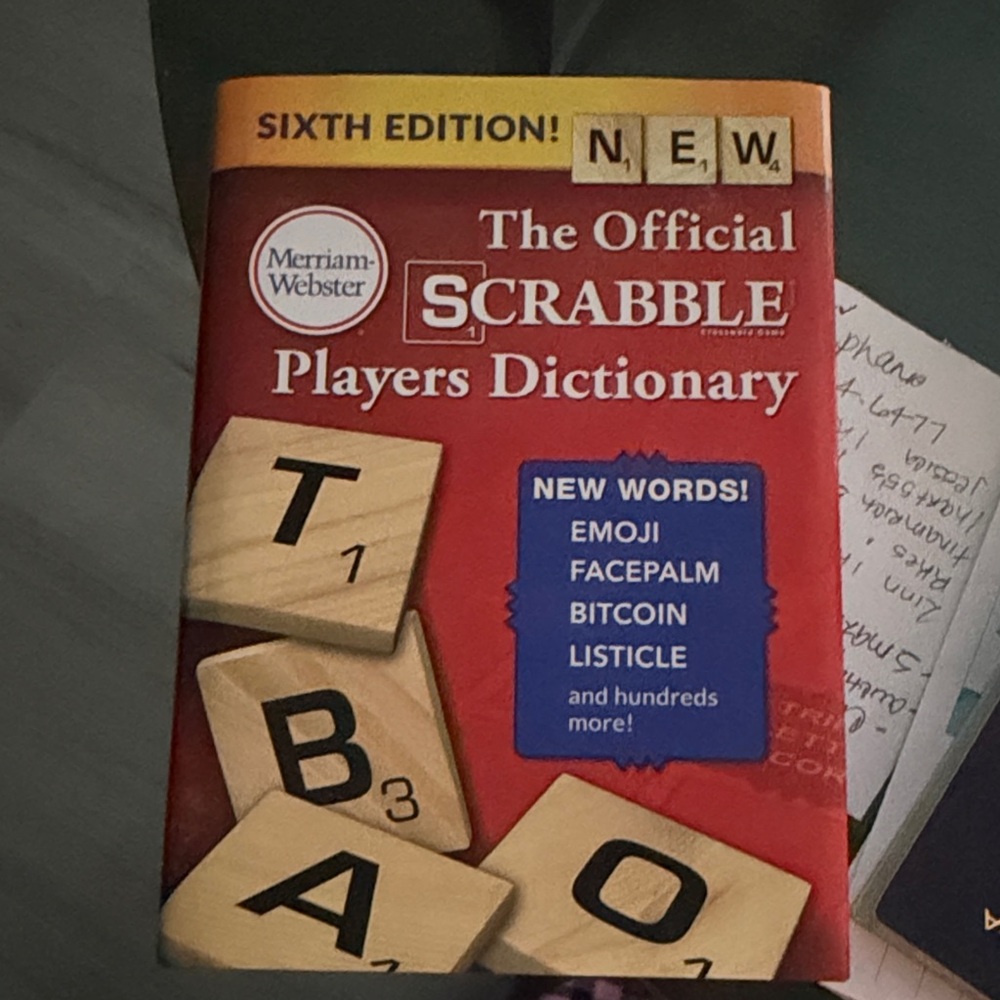 Scrabble Players Dictionary - Red Cover